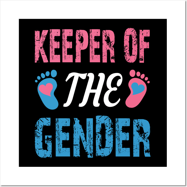 gender reveal - keeper of gender Wall Art by joyTrends